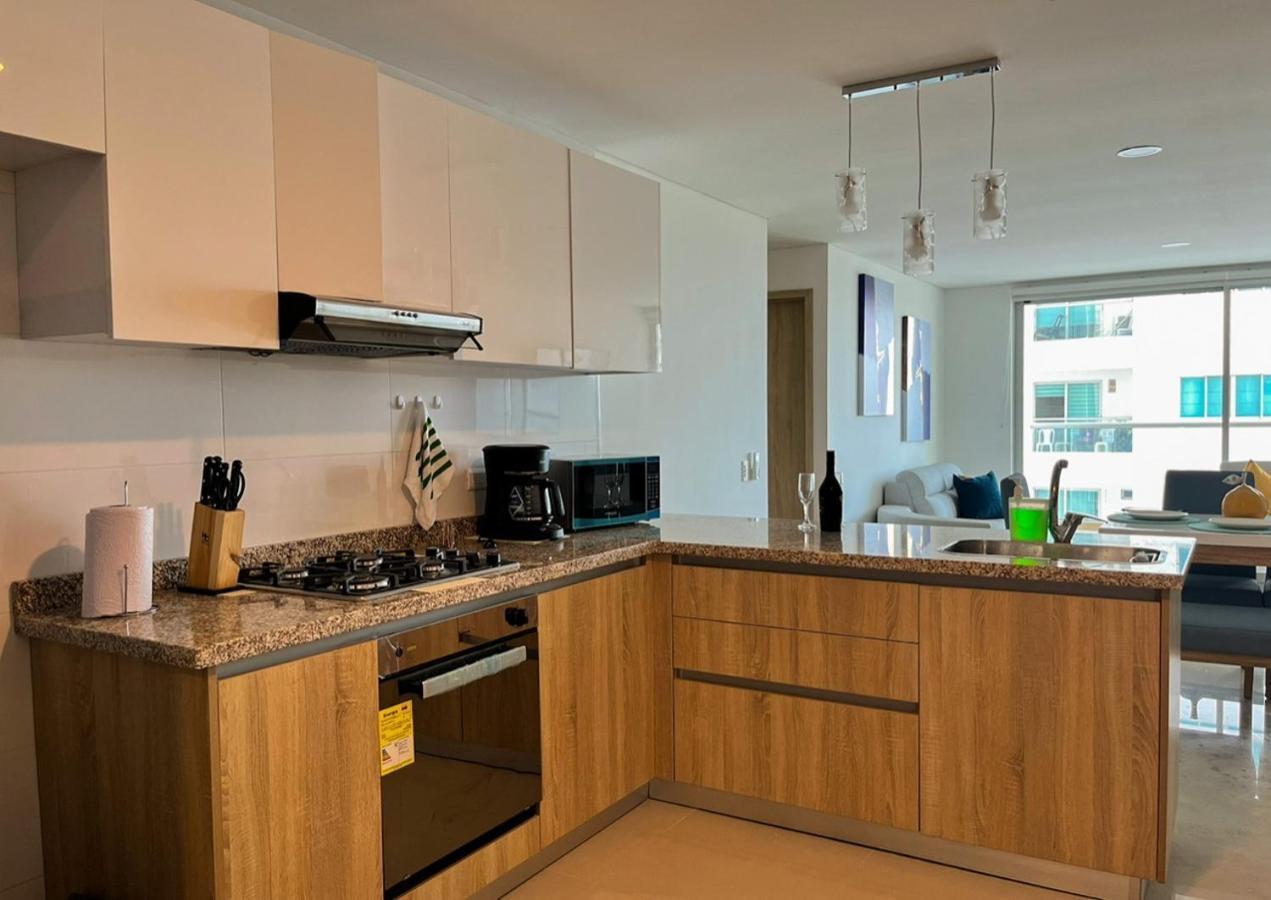 Exclusivo Apartamento Frente Al Mar En Cartagena Kültér fotó